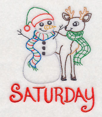 Christmas Reindeer - Saturday (Vintage) - Image 3
