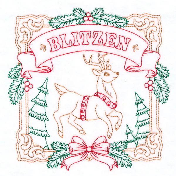 Christmas Reindeer Team -Blitzen - Image 10