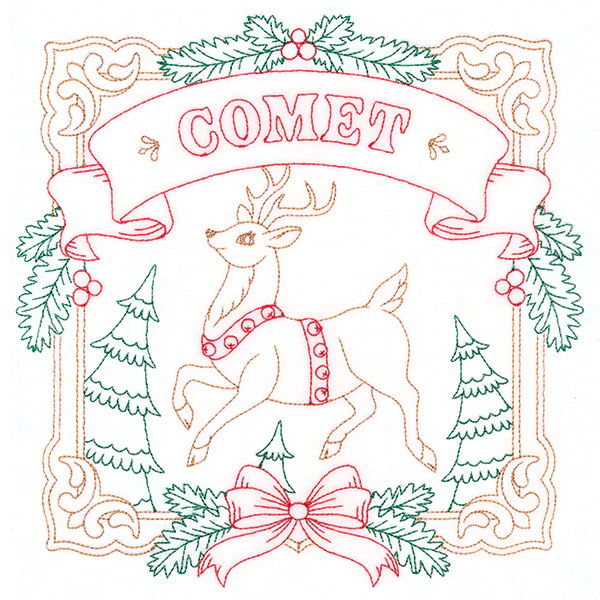 Christmas Reindeer Team - Comet - Image 13