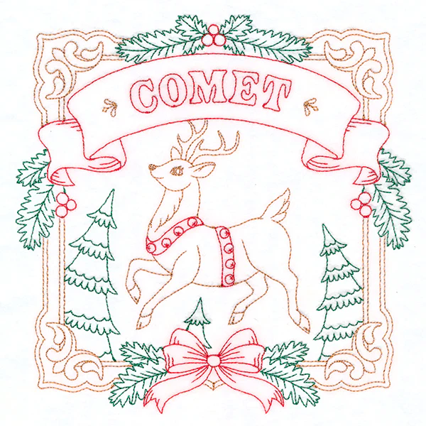 Christmas Reindeer Team - Comet - Image 4