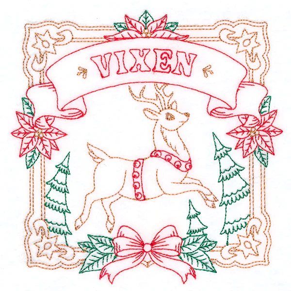 Christmas Reindeer Team - Vixen - Image 10