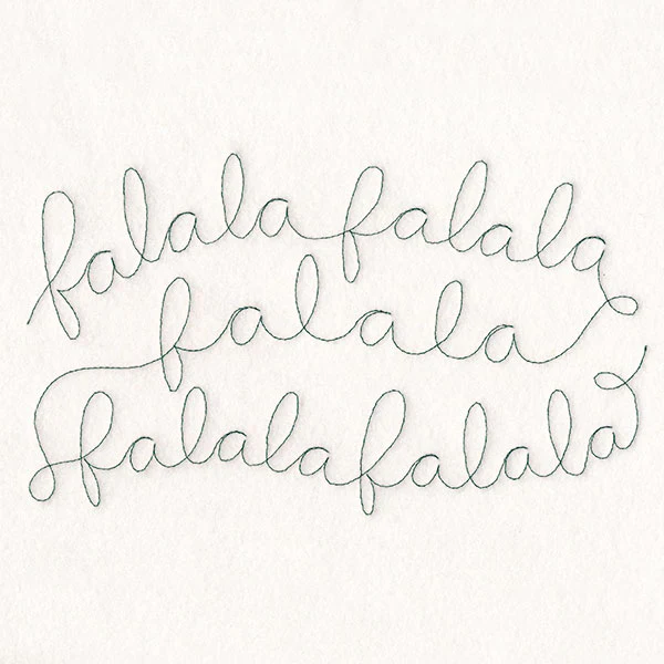 Christmas Sayings - Fa La La (Edge-to-Edge Quilting) - Image 5