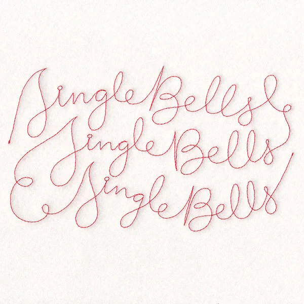 Christmas Sayings - Jingle Bells (Edge-to-Edge Quilting) - Image 5