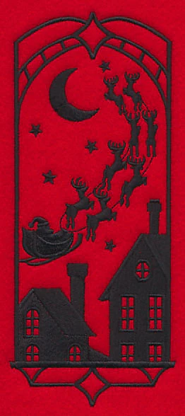 Christmas Silhouette - Santa's Flight - Image 3