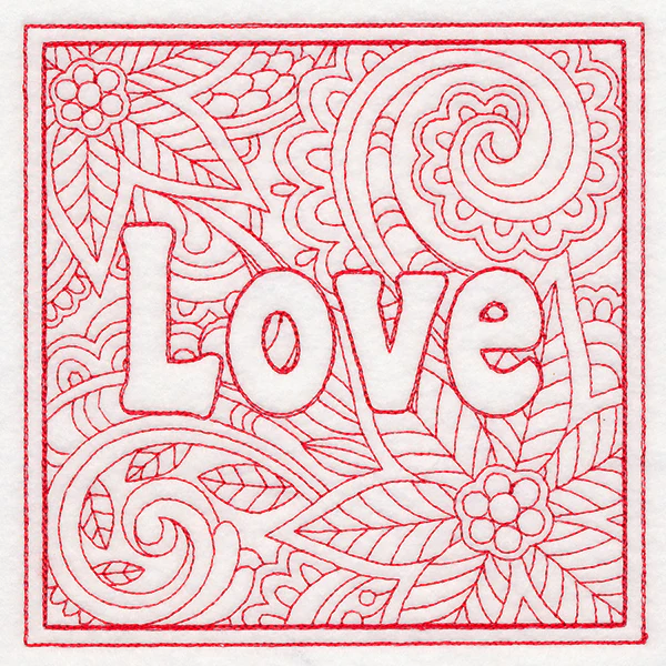 Christmas Spirit Quilting - Love (Double Run) - Image 3