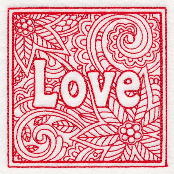 Christmas Spirit Quilting - Love (Double Run) - Image 5