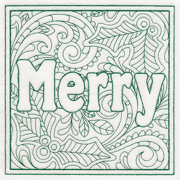 Christmas Spirit Quilting - Merry (Double Run) - Image 2
