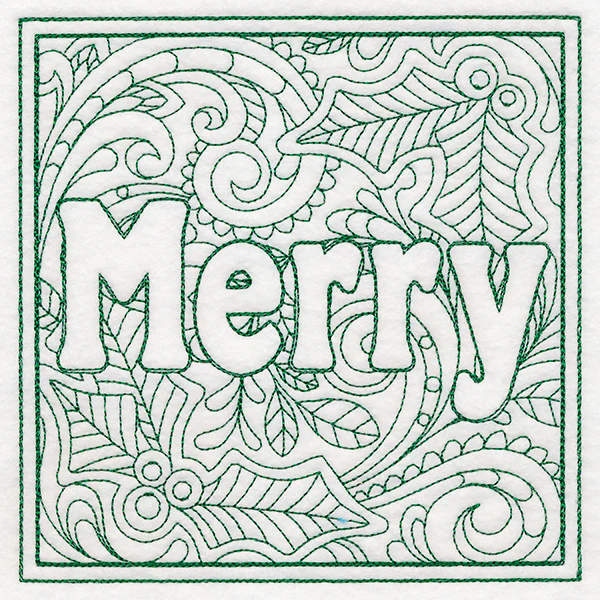 Christmas Spirit Quilting - Merry (Double Run) - Image 3