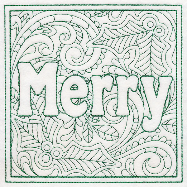 Christmas Spirit Quilting - Merry (Double Run) - Image 6