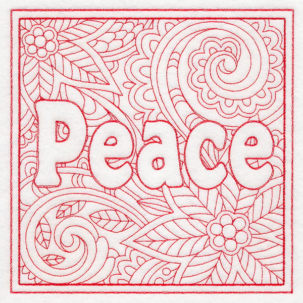 Christmas Spirit Quilting - Peace (Double Run) - Image 2