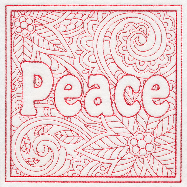 Christmas Spirit Quilting - Peace (Double Run) - Image 6