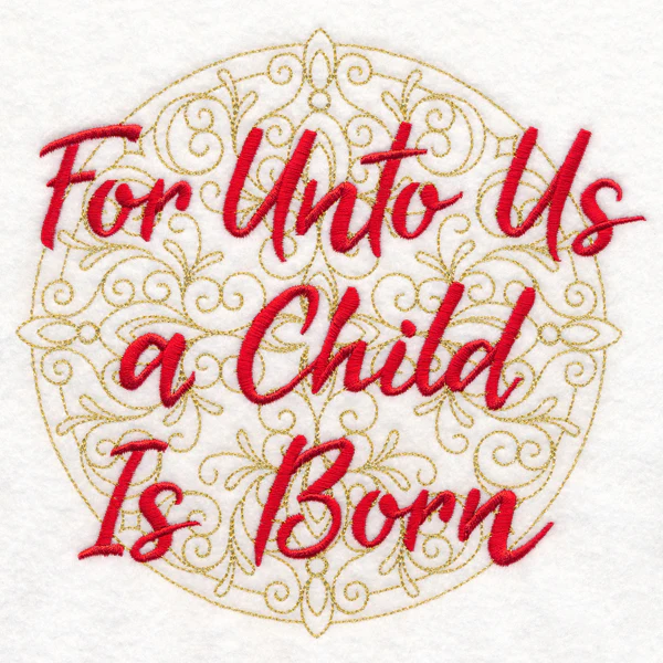 Christmas Spirited Sayings - For Unto Us a Child Is Born - Image 2