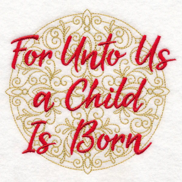 Christmas Spirited Sayings - For Unto Us a Child Is Born - Image 4