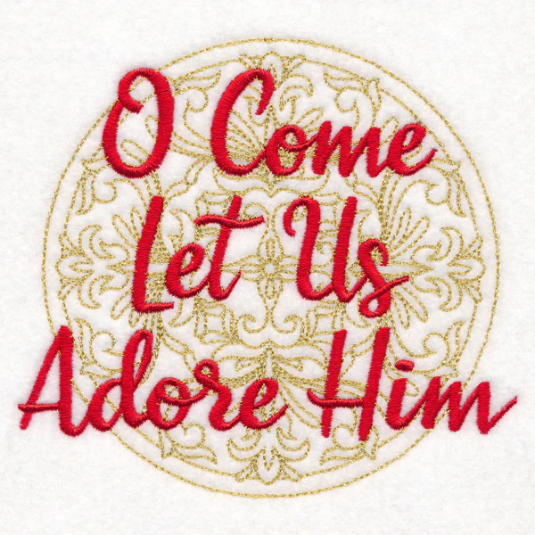 Christmas Spirited Sayings - O Come Let Us Adore Him - Image 4