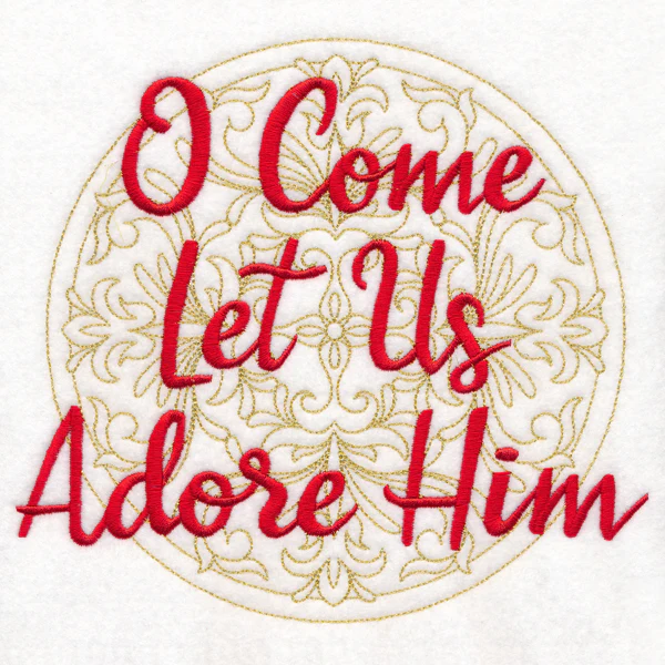 Christmas Spirited Sayings - O Come Let Us Adore Him - Image 6