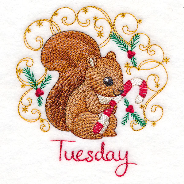 Christmas Squirrel on Tuesday - Image 3