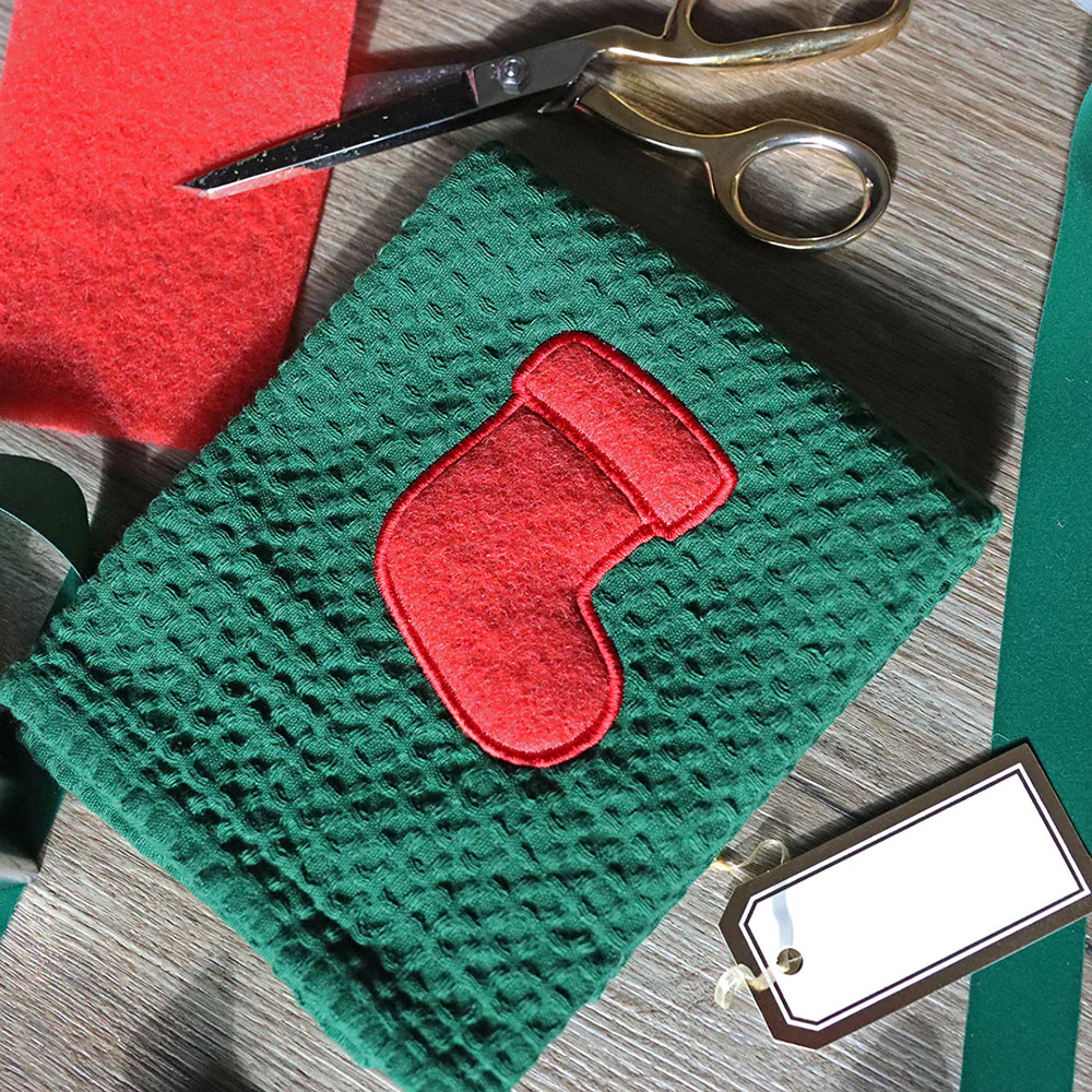 Christmas Stocking Scour Patch (Applique) - Image 5