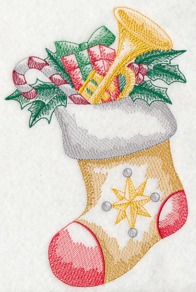 Christmas Stocking (Toile) - Image 5