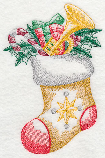 Christmas Stocking (Toile) - Image 7