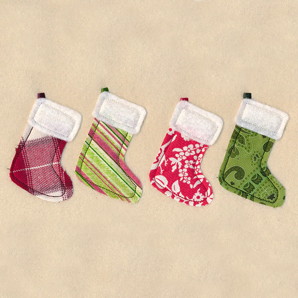 Christmas Stockings Border (Crafty Cut Applique) - Image 2