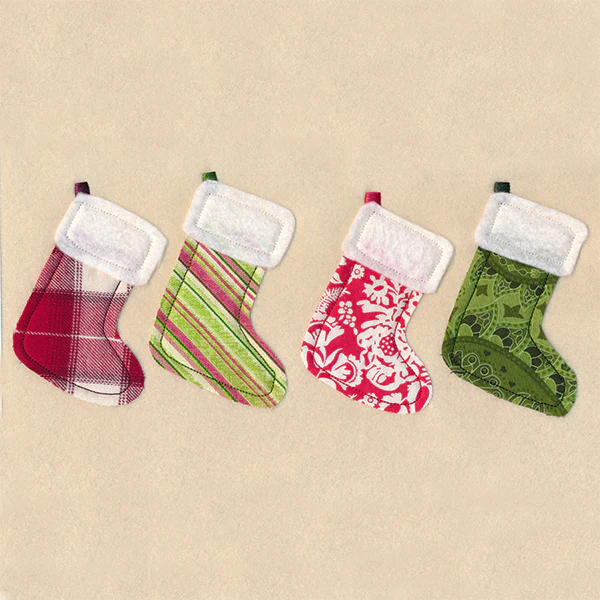 Christmas Stockings Border (Crafty Cut Applique) - Image 5