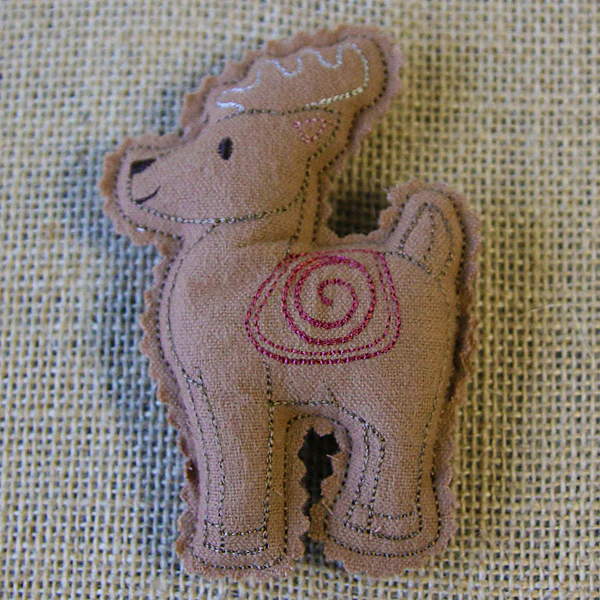 Christmas Stuffie - Reindeer (In-the-Hoop) - Image 2