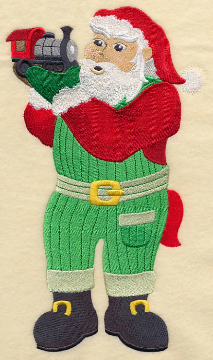 Christmas Toy Train - Santa - Image 5