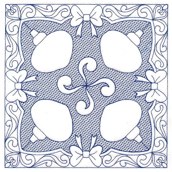 Christmas Traditions - Ornament (Trapunto)