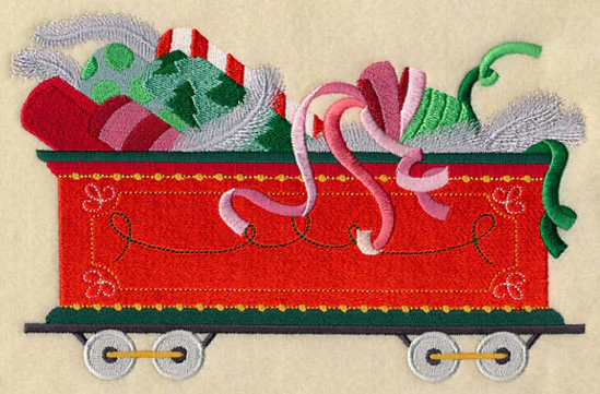Christmas Train - Gift Wrapping Car - Image 4