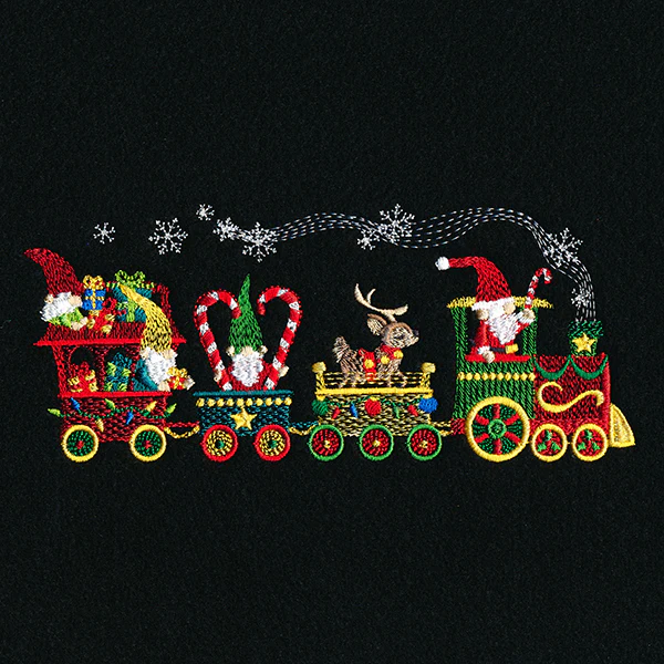 Christmas Train Gnome Border - Image 4