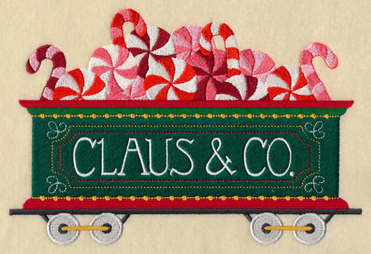 Christmas Train - Peppermint Car - Image 4