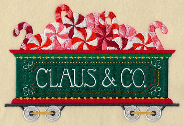 Christmas Train - Peppermint Car - Image 5