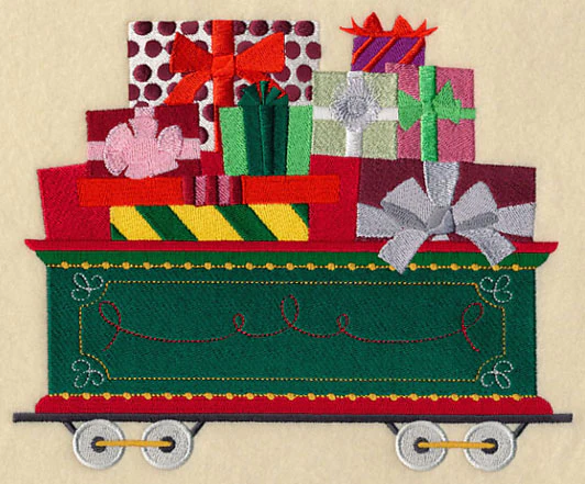 Christmas Train - Wrapped Gifts Car - Image 4