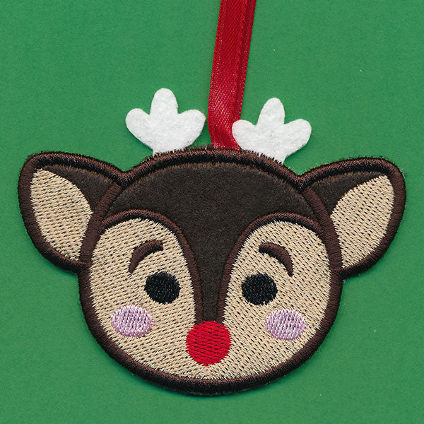 Christmas Treat Holder - Reindeer (In-the-Hoop) - Image 3
