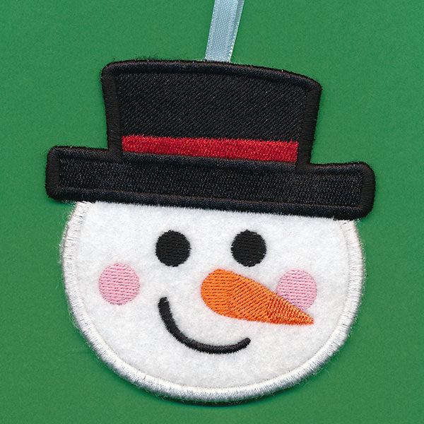 Christmas Treat Holder - Snowman (In-the-Hoop) - Image 3