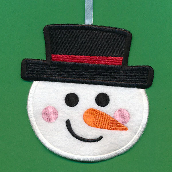 Christmas Treat Holder - Snowman (In-the-Hoop) - Image 5