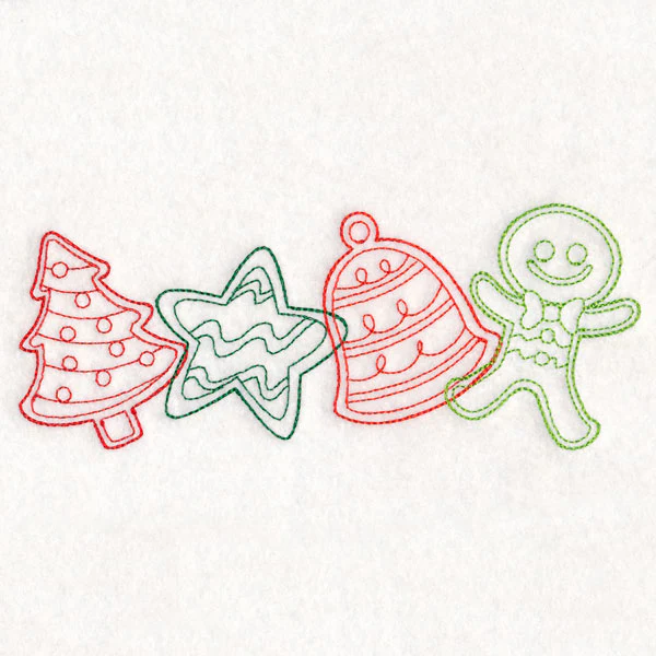 Christmas Treats Border - Cookies (Vintage) - Image 3