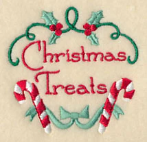 Christmas Treats Jar Cover