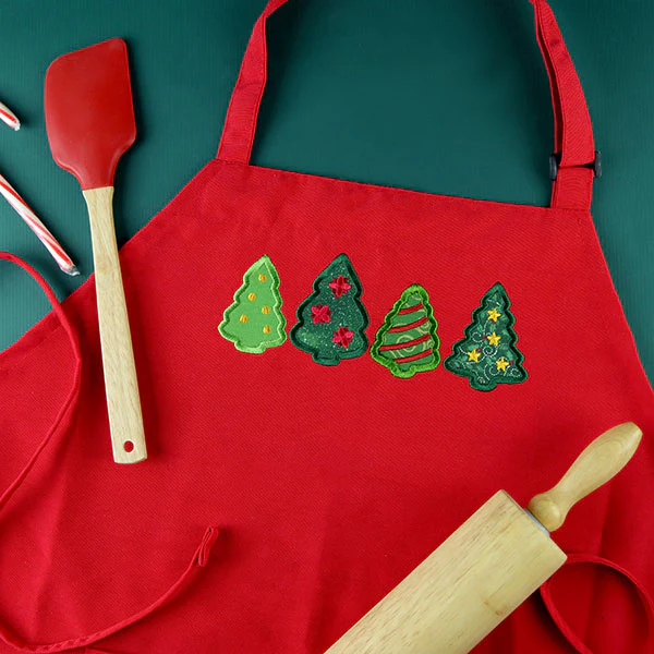 Christmas Tree Border (Applique) - Image 10