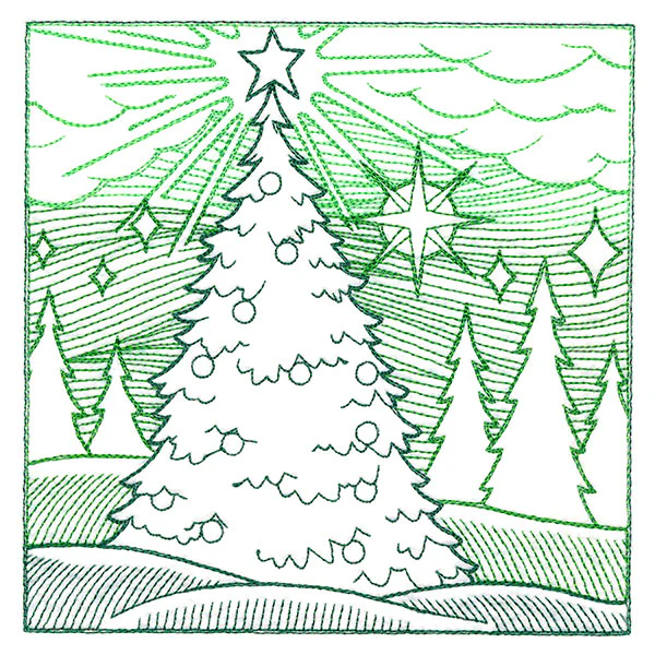 Christmas Tree Etching - Image 3