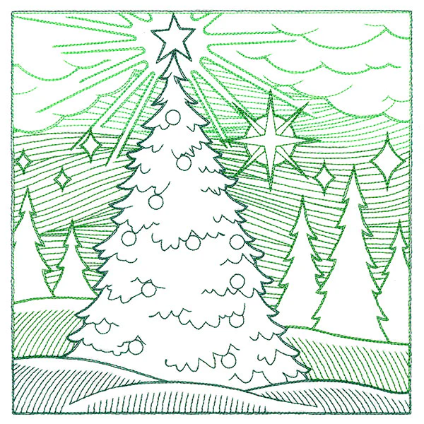 Christmas Tree Etching - Image 5