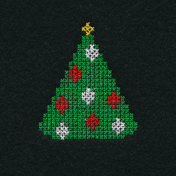 Christmas Tree Jar Topper (Cross Stitch) - Image 3