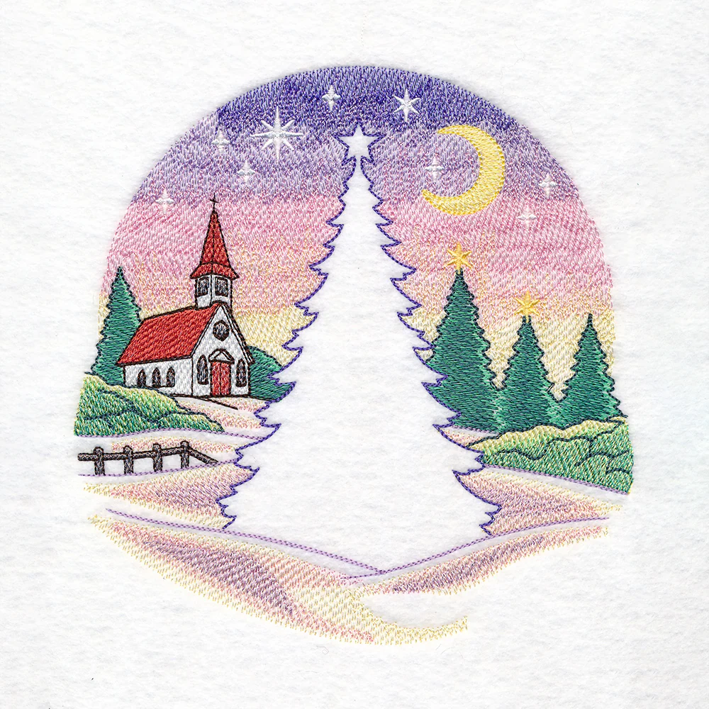 Christmas Tree Silhouette (Embossed) - Image 2