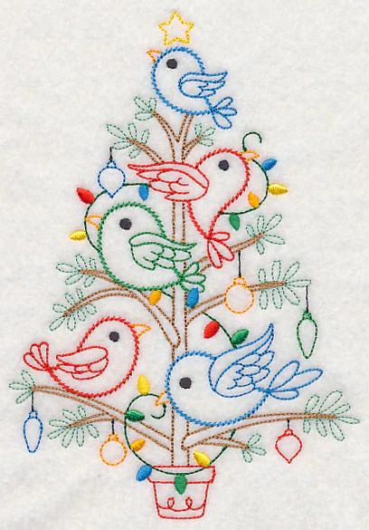 Christmas Tweets Tree (Vintage) - Image 2