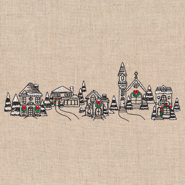 Christmas Village Border - Image 4