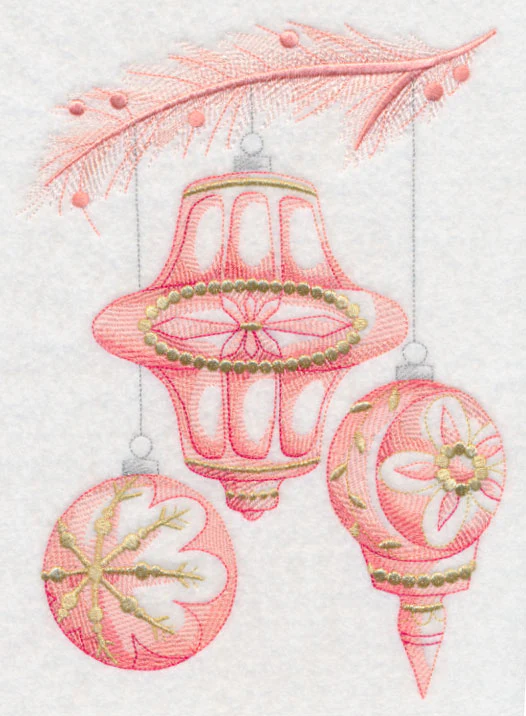 Christmas Whimsy Ornaments (Toile) - Image 4