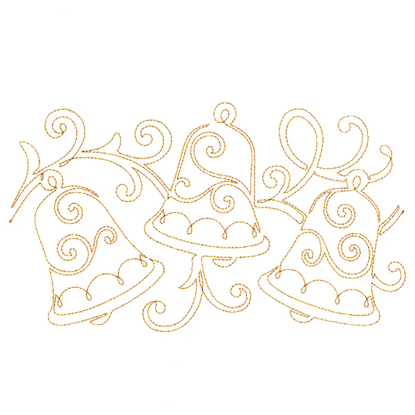 Christmas Wishes - Bells (Edge-to-Edge Quilting) - Image 2
