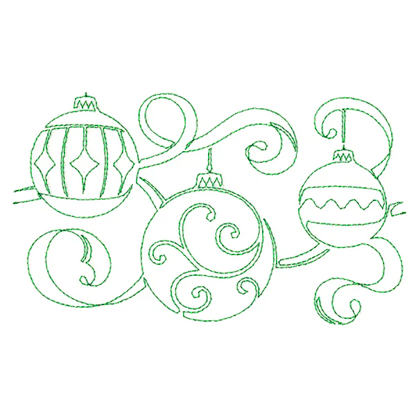 Christmas Wishes - Ornaments (Edge-to-Edge Quilting) - Image 4