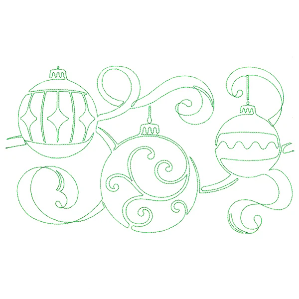 Christmas Wishes - Ornaments (Edge-to-Edge Quilting) - Image 5