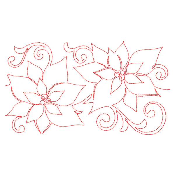 Christmas Wishes - Poinsettia (Edge-to-Edge Quilting) - Image 4
